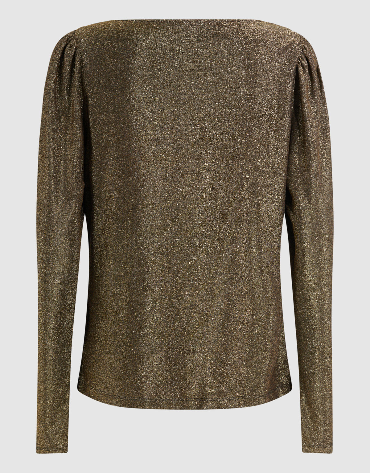 Glitzer-Drapiertes Top in Gold SHOEBY WOMEN