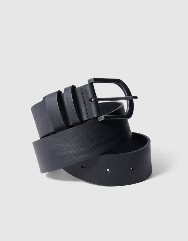 Lederg&uuml;rtel Schwarz SHOEBY ACCESSOIRES