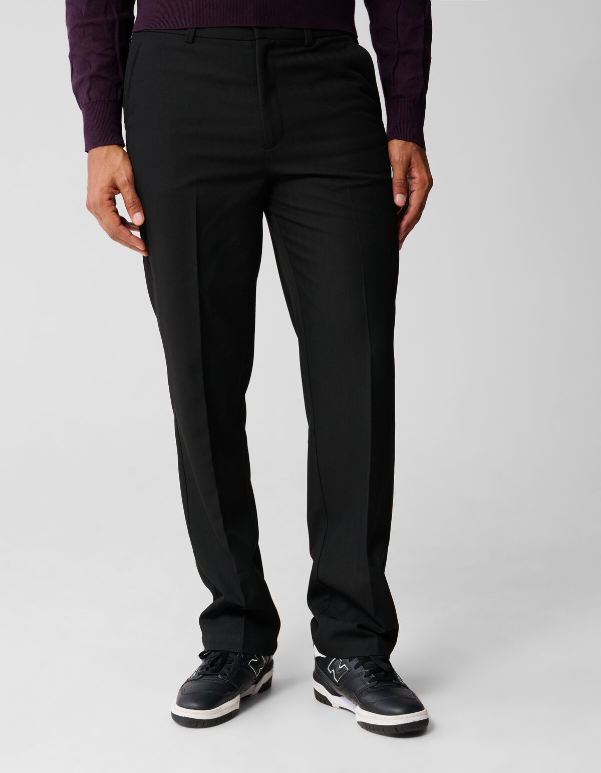 Straight Fit Hose Schwarz SHOEBY MEN