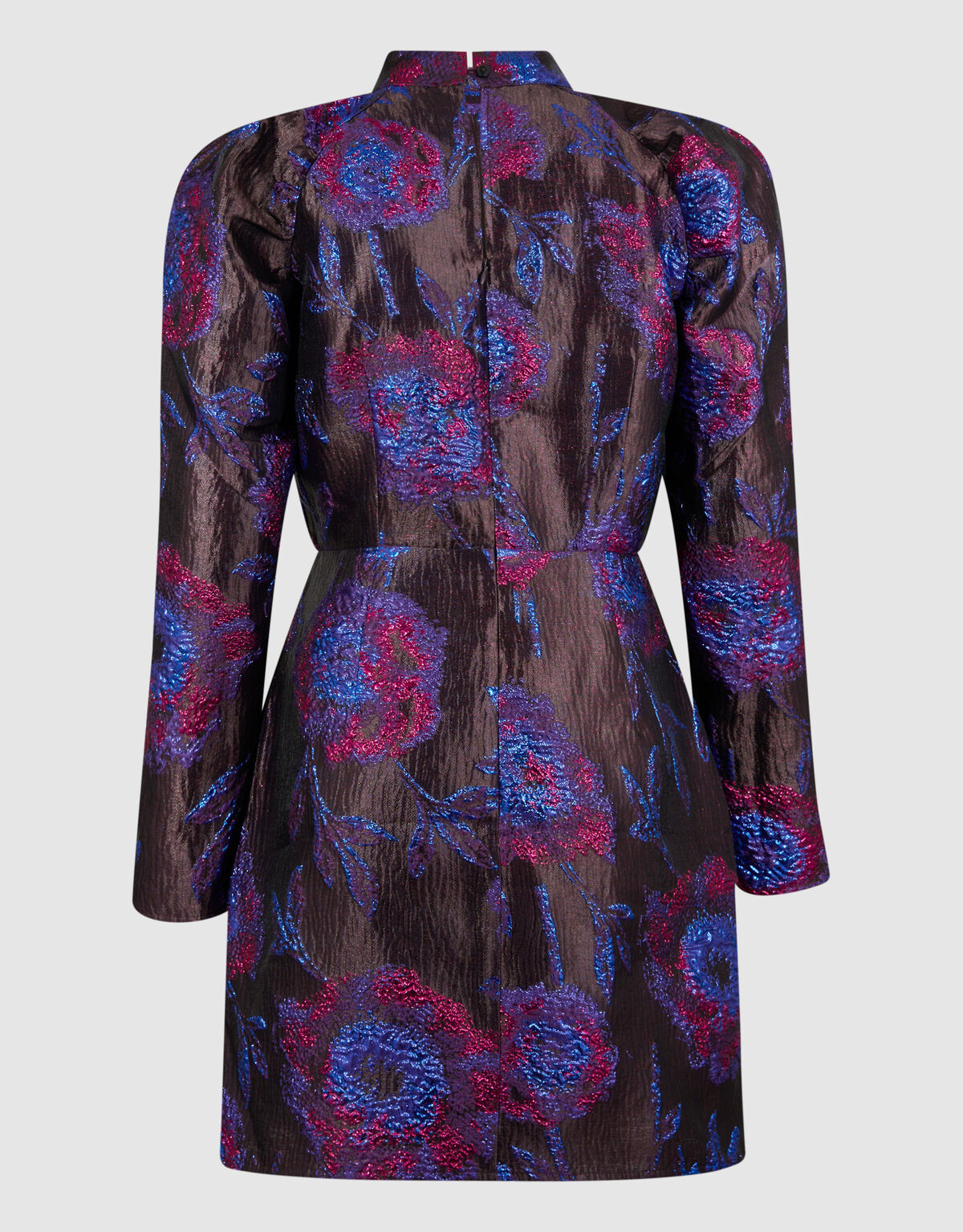 Jacquard-Minikleid Lila/Schwarz SHOEBY WOMEN