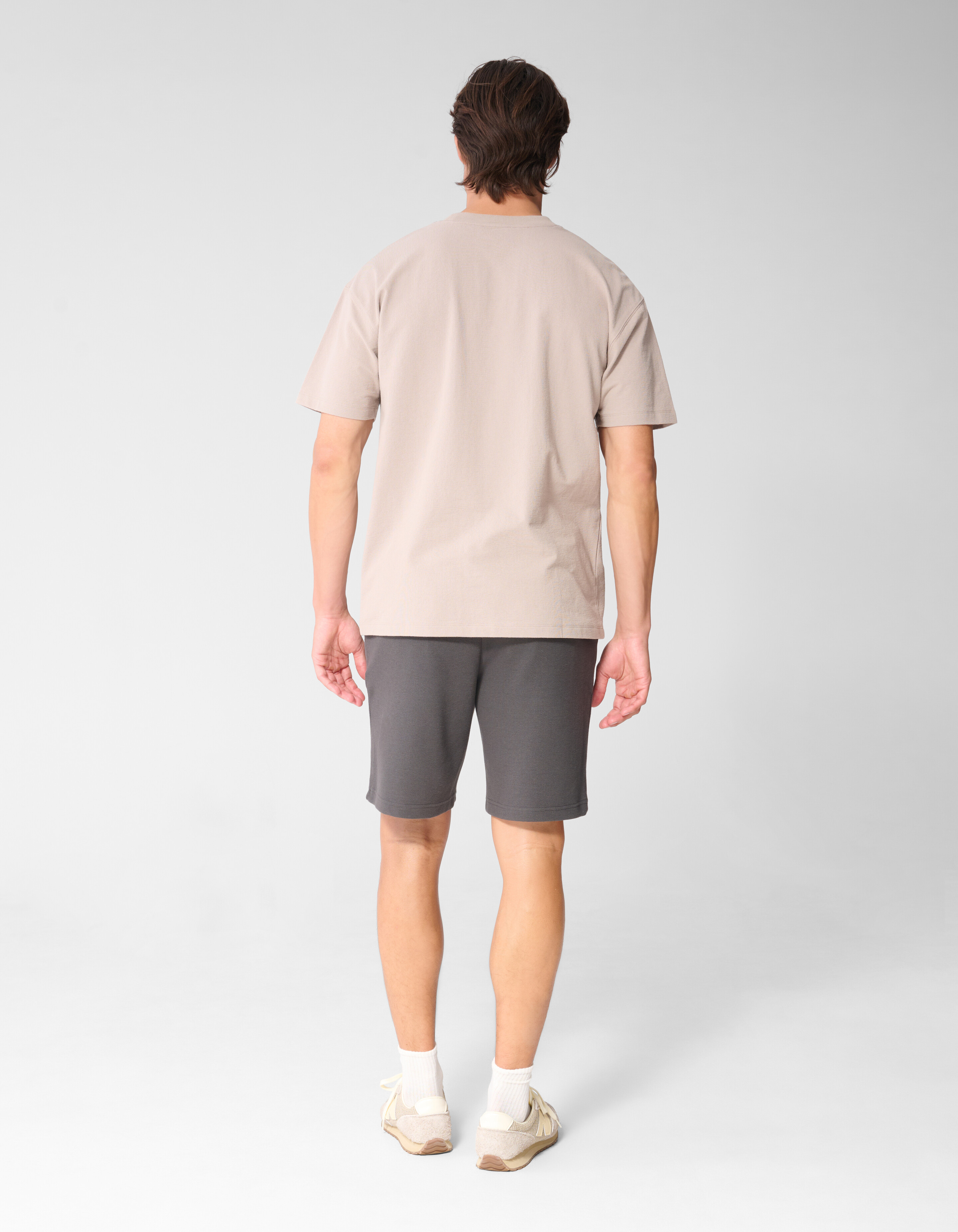 Struktur Regular Fit Shorts Dunkelgrau SHOEBY MEN