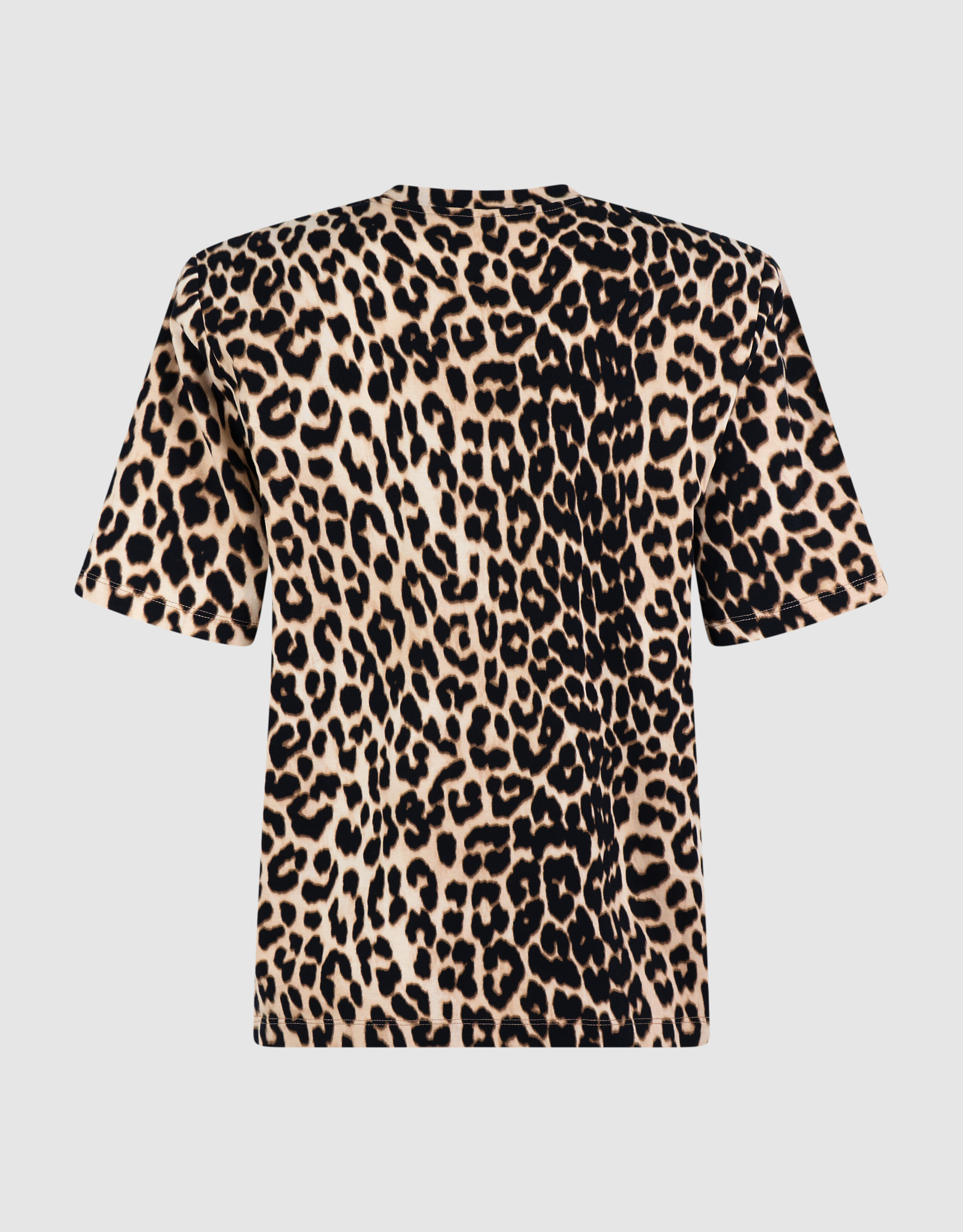 Leopard Gepolstertes T-Shirt Braun SHOEBY WOMEN