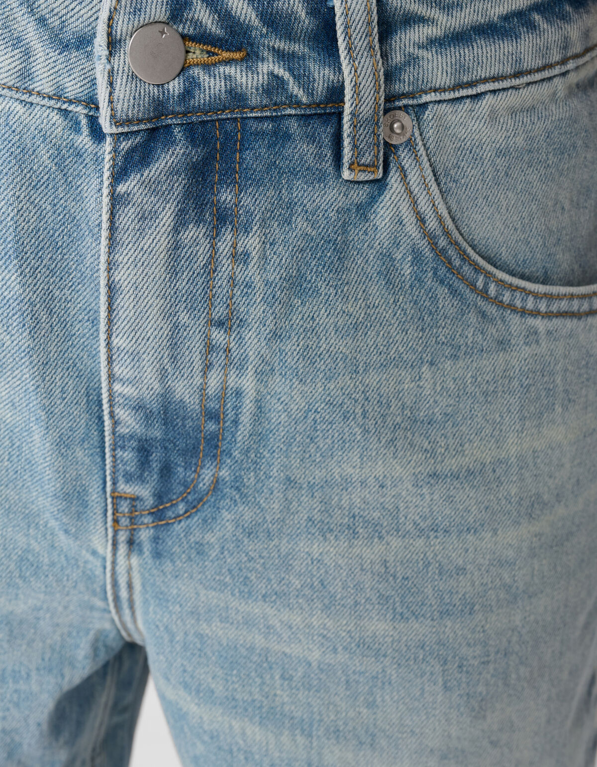 Heavy Barrel Fit Jeans Hellblau SHOEBY WOMEN