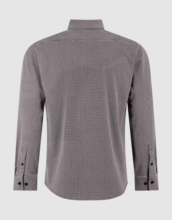 Bedrucktes Logo-Hemd, gebrochenes Wei&szlig; SHOEBY MEN