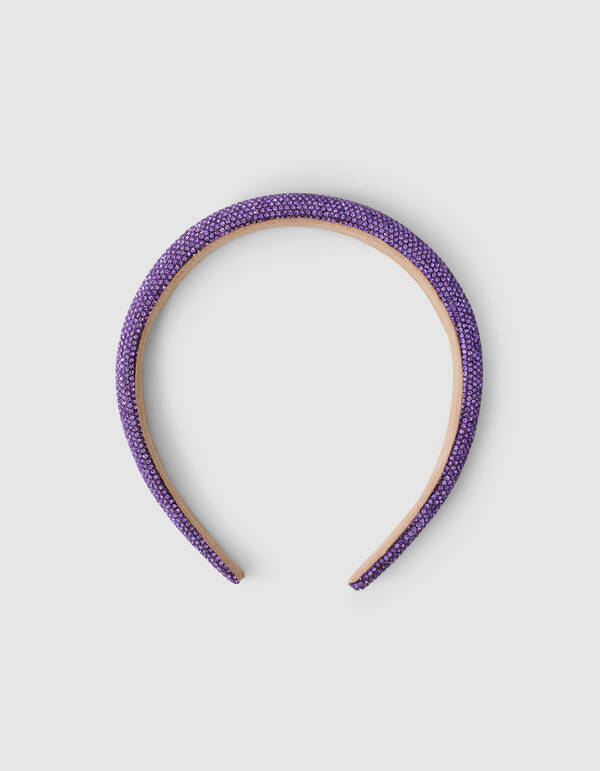 Strass Haarband Paars SHOEBY ACCESSOIRES