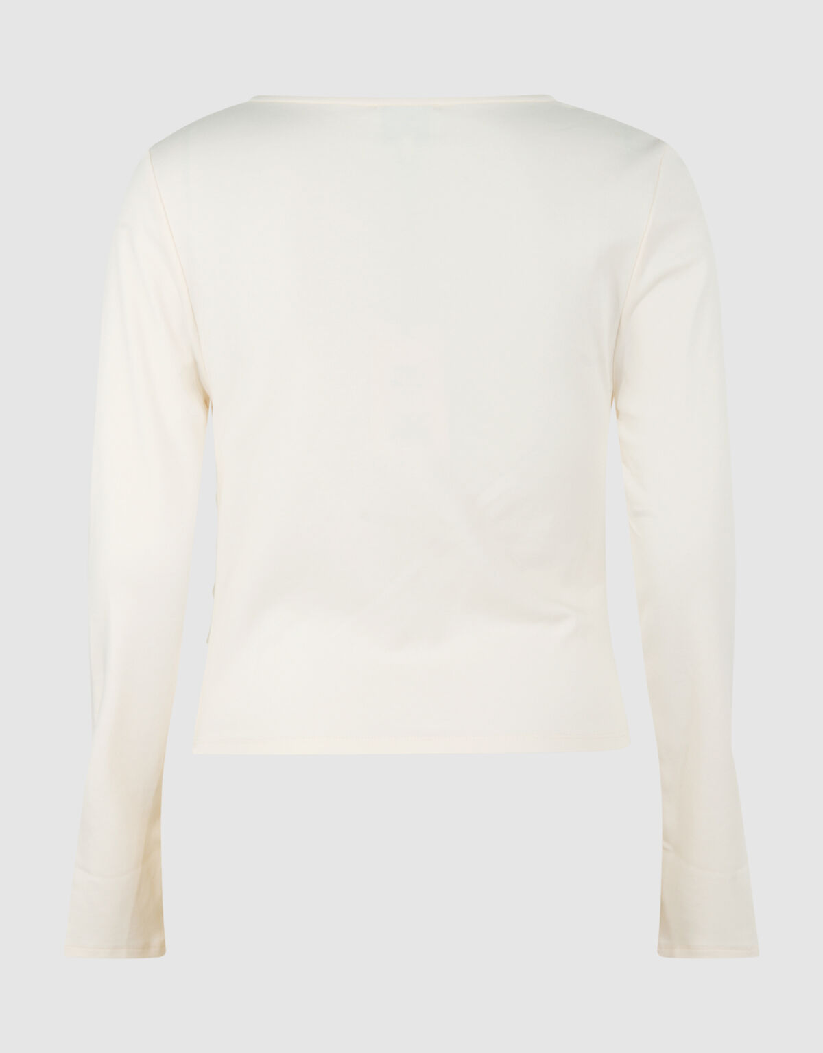 Drape Longsleeve Top Gebroken Wit SHOEBY WOMEN