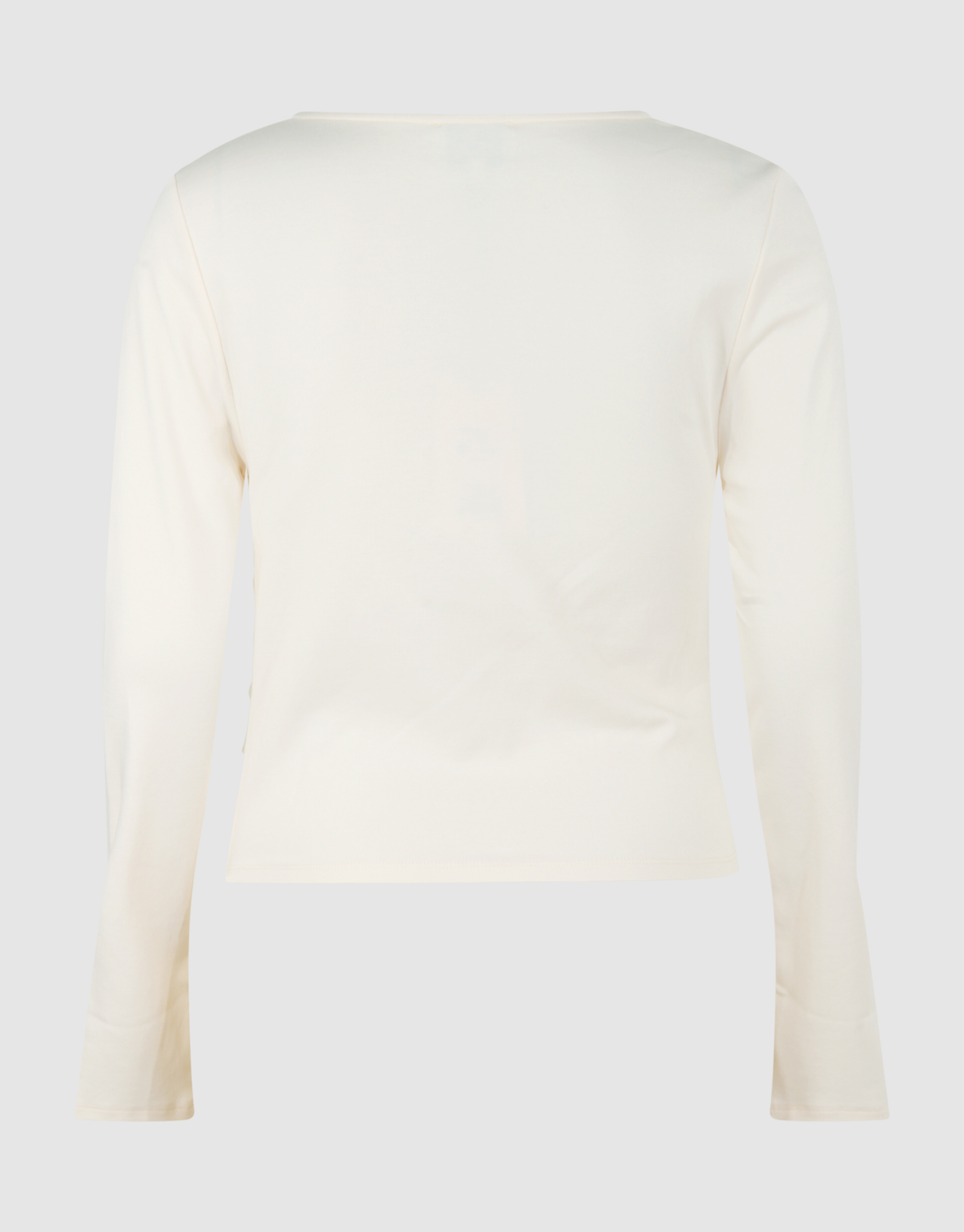 Drape Longsleeve Top Gebroken Wit SHOEBY WOMEN