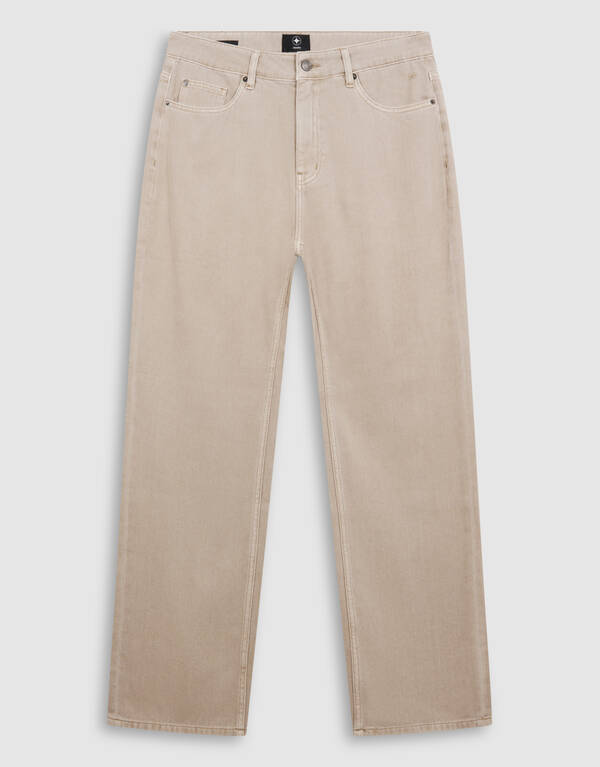 Jeans mit entspannter Passform, hellbraun SHOEBY MEN