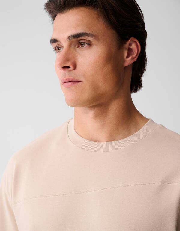 Gemischte Linien Kunstwerk T-Shirt Zand SHOEBY MEN