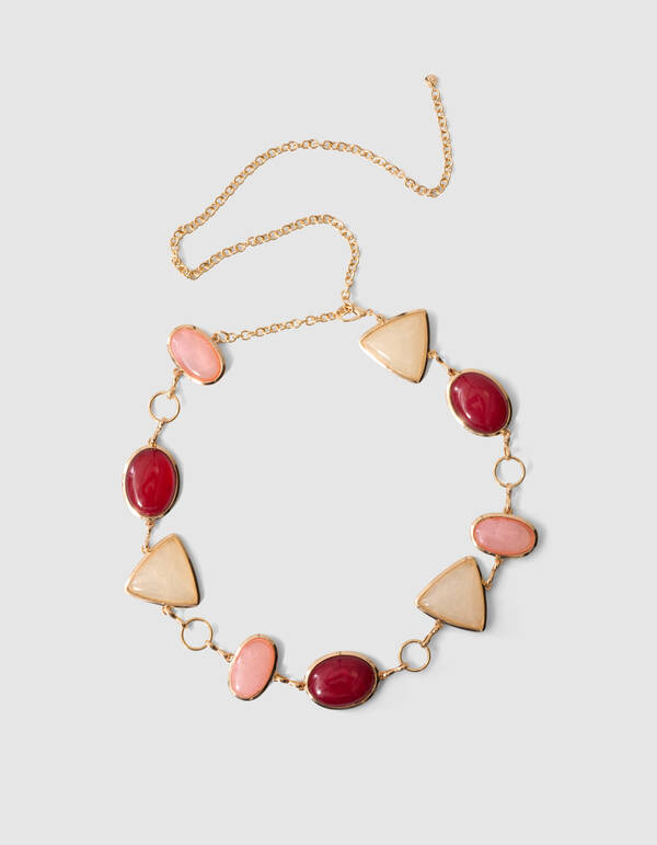 Organic G&uuml;rtel Rosa SHOEBY ACCESSOIRES