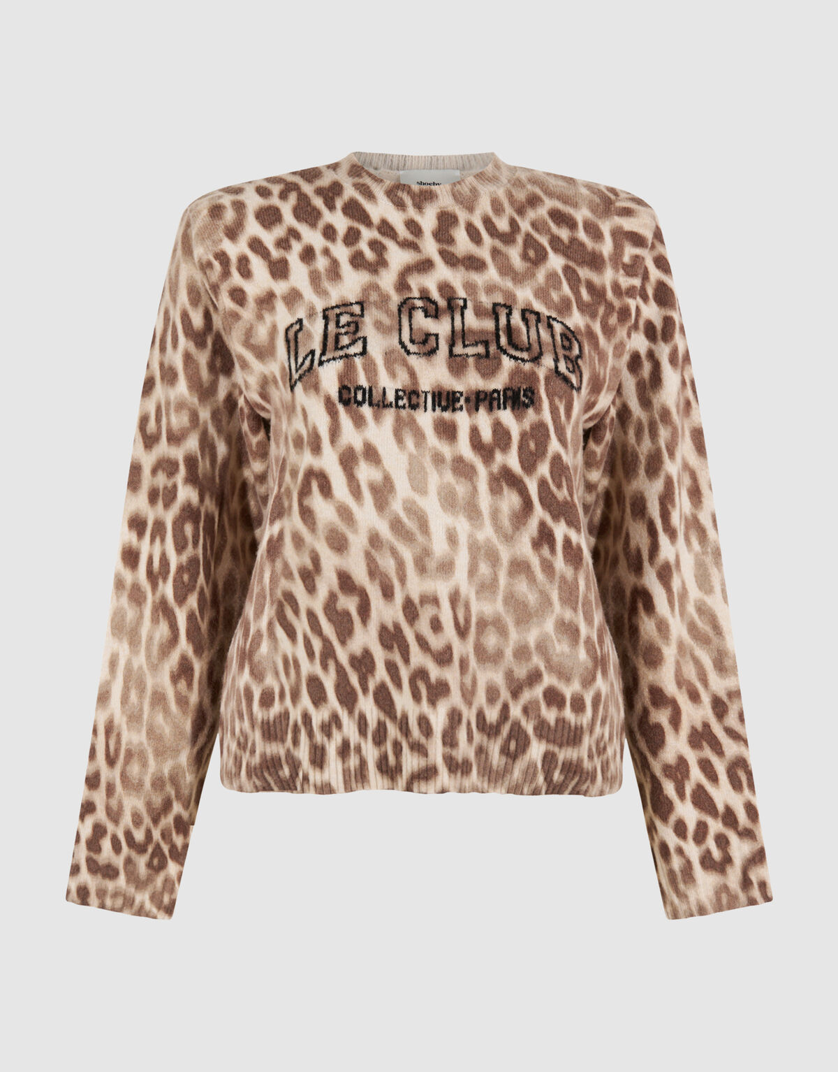 Leopard Artwork Strickpullover Sand SHOEBY WOMEN