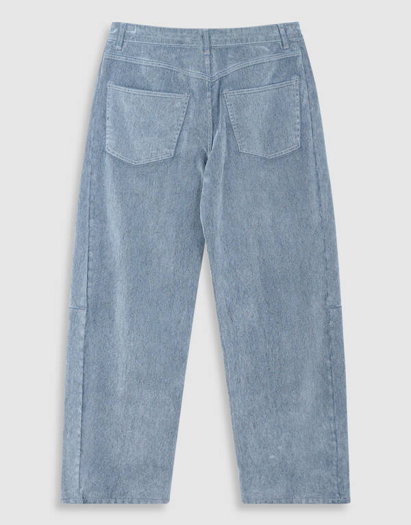 Velvet Barrel Fit Jeans Dunkelgrau SHOEBY WOMEN