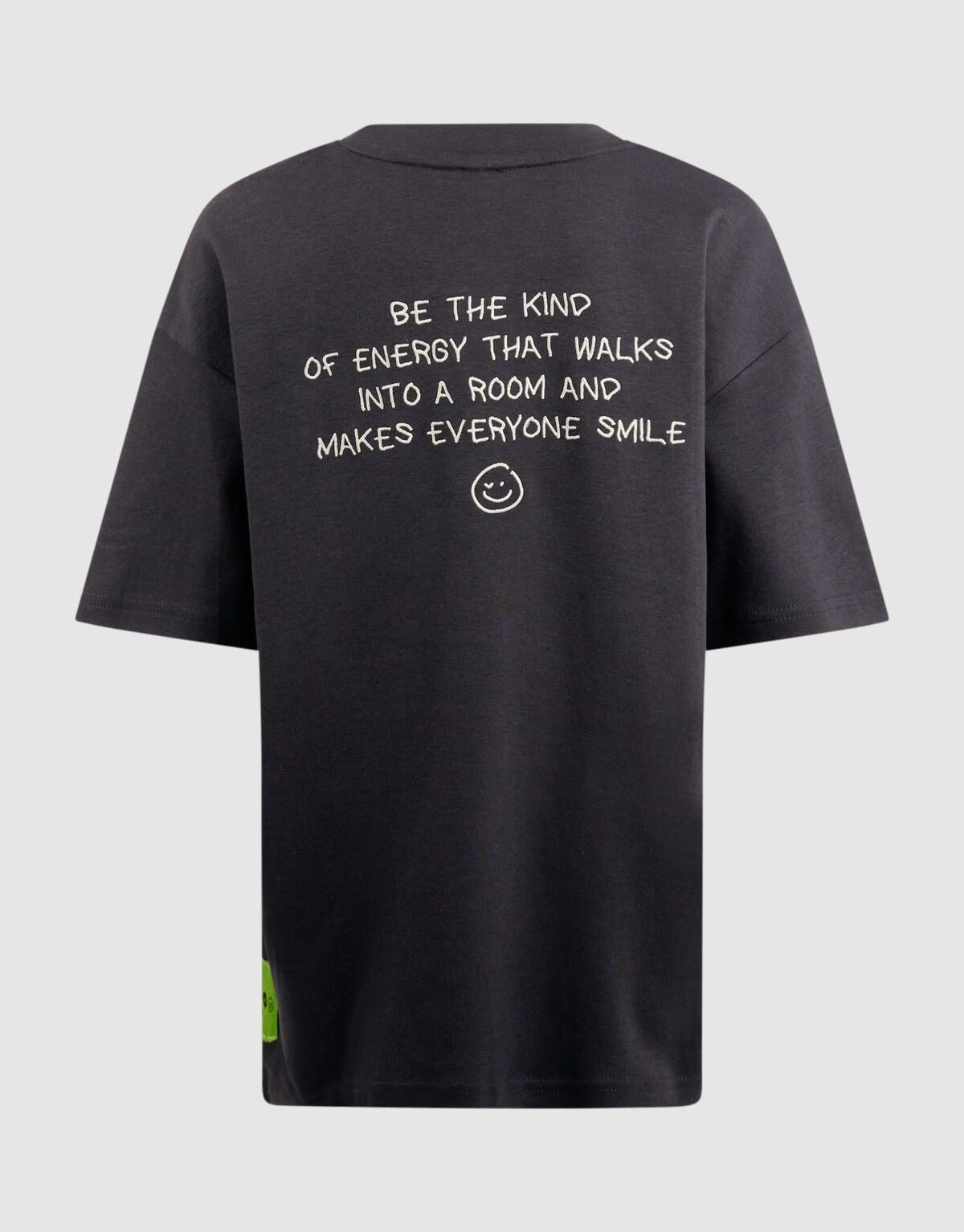 Smiley Artwork T-Shirt Dunkelgrau SHOEBY BOYS