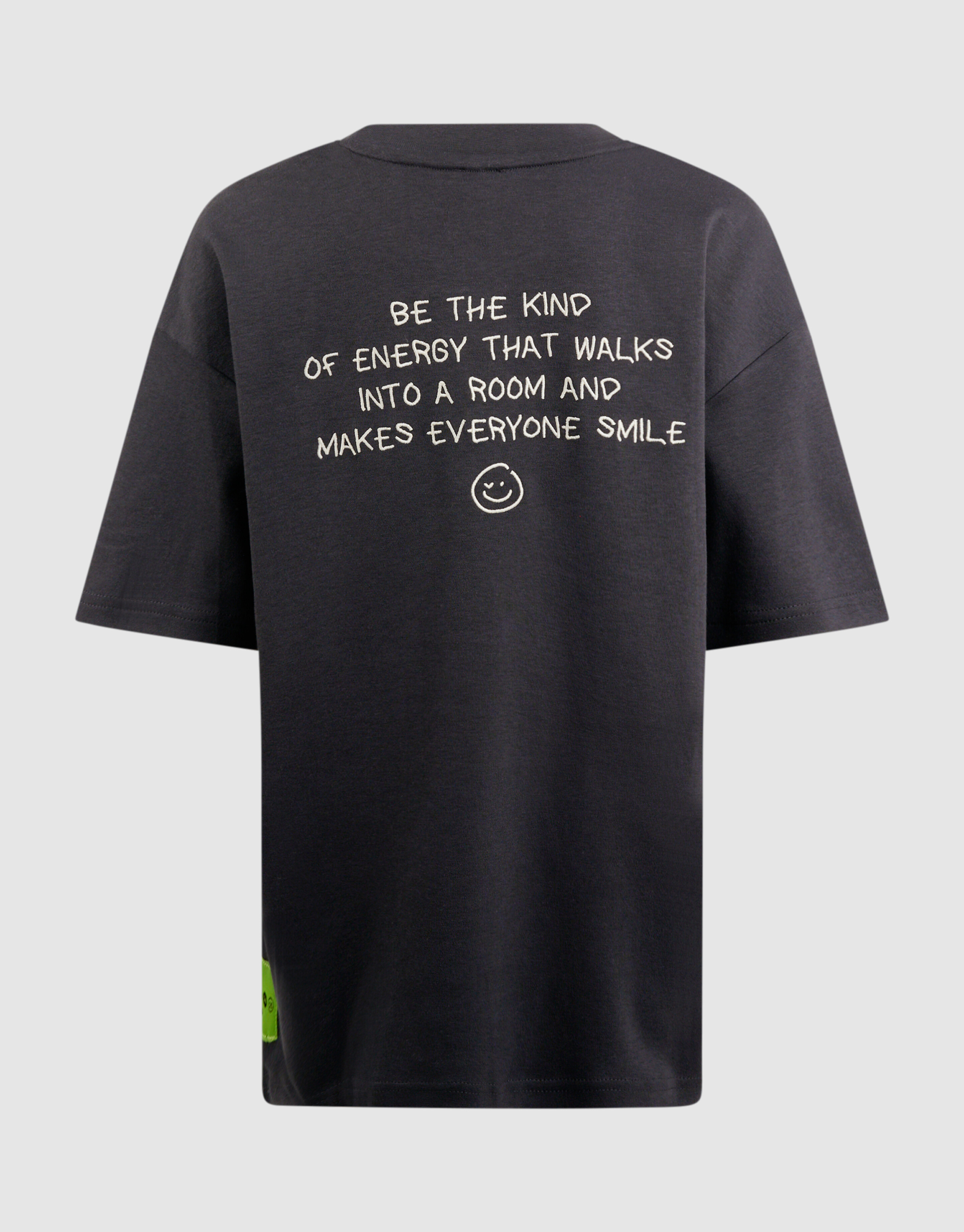 Smiley Artwork T-Shirt Dunkelgrau SHOEBY BOYS