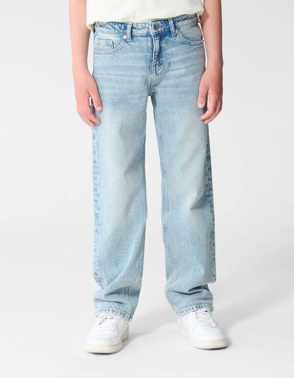 Baggy Fit Jeans Hellblau SHOEBY BOYS