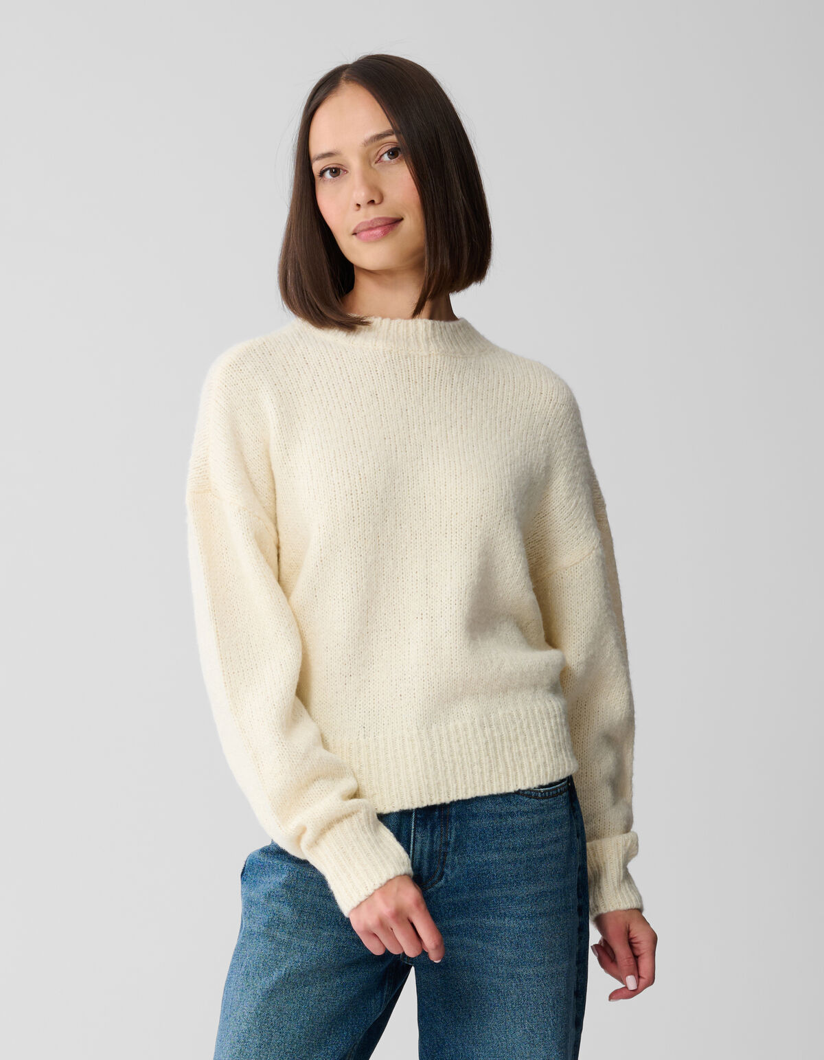 Muse Club Artwork Pullover Gebrochen Wei&szlig; SHOEBY WOMEN