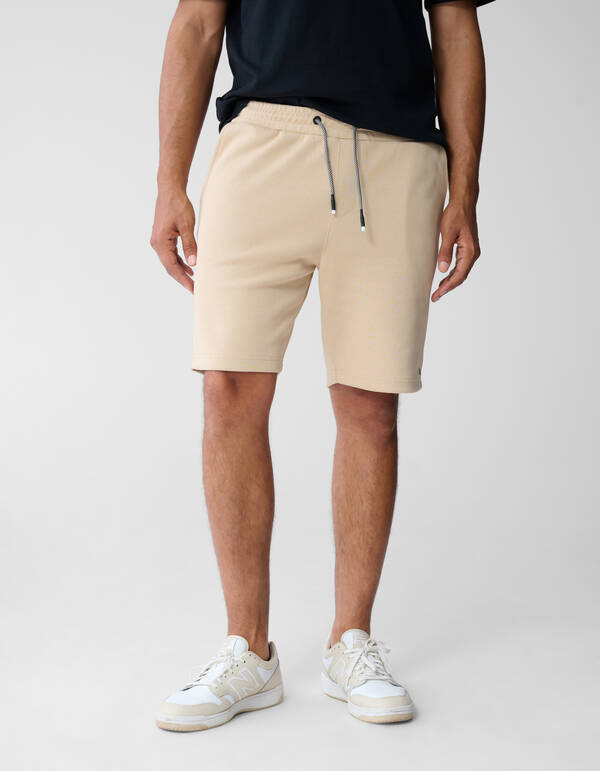 Piqu&eacute; Logo Shorts Sand SHOEBY MEN