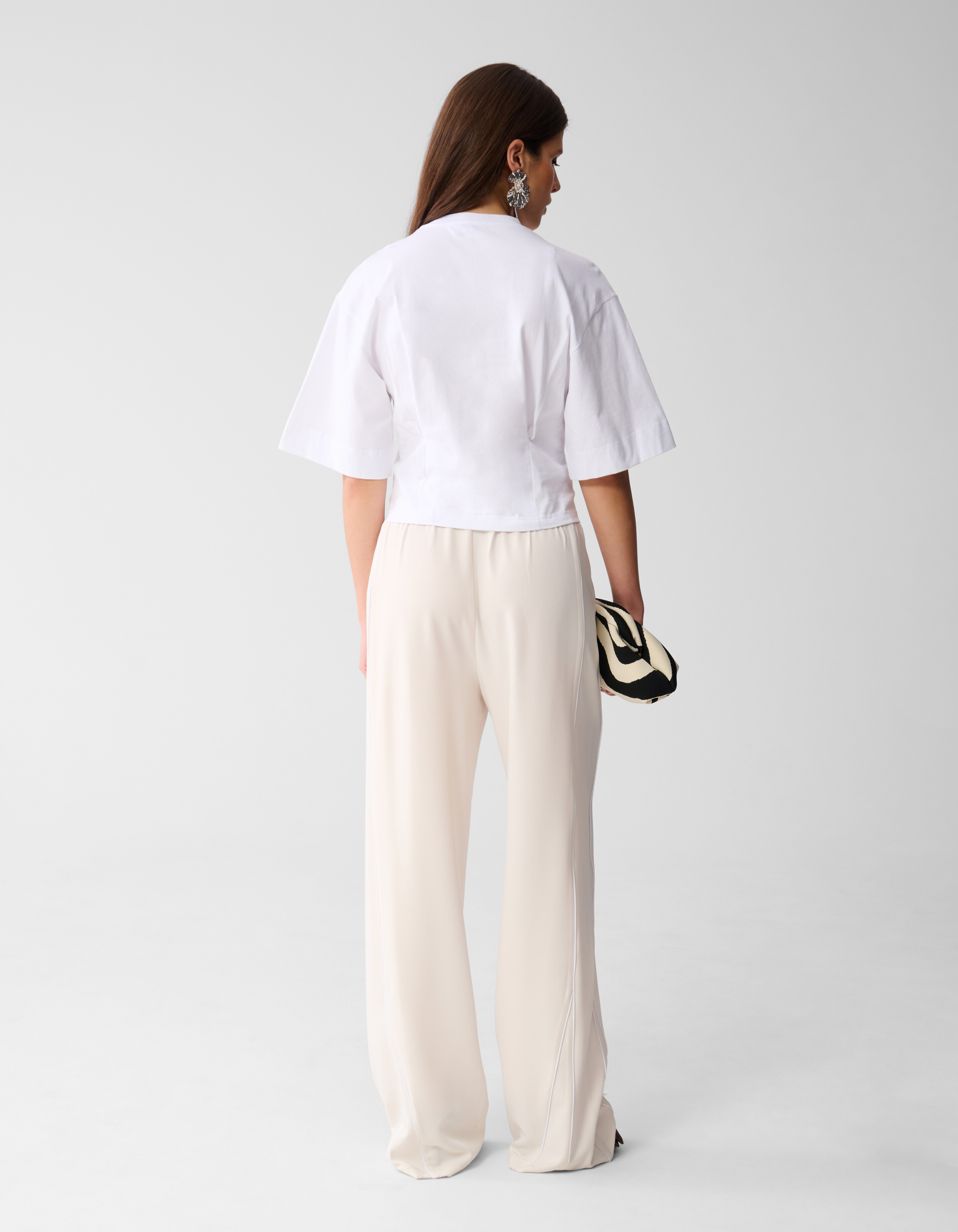 Maßgeschneidertes T-shirt Weiß SHOEBY WOMEN