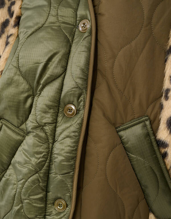 Multi Mix Leopard Jack Dunkelgr&uuml;n SHOEBY WOMEN