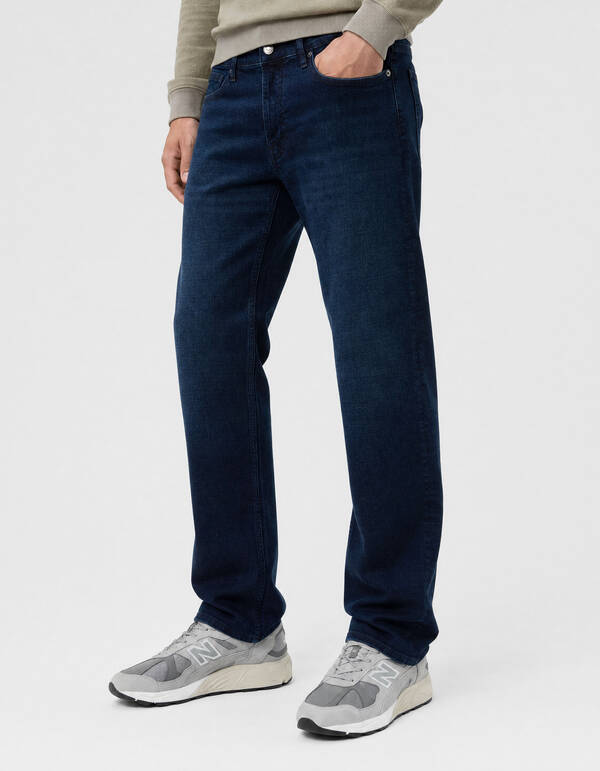 Comfort Straight Fit Jeans Dunkelblau L32 SHOEBY MEN