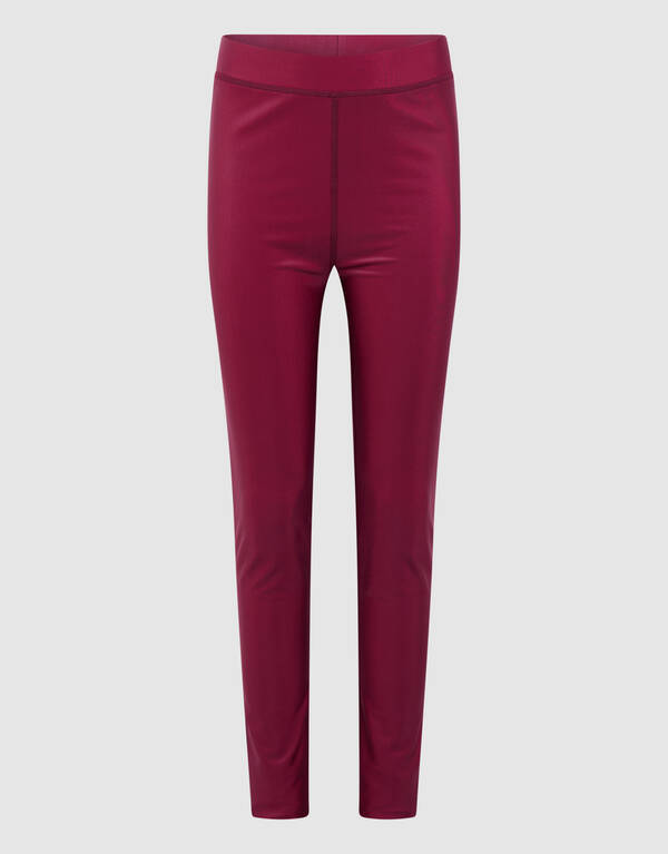 Gl&auml;nzende Leggings Dunkelrot SHOEBY GIRLS