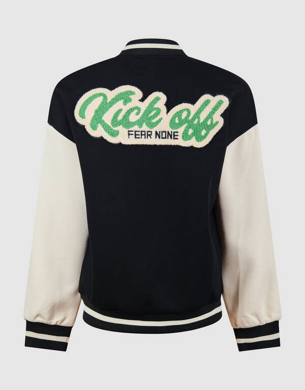 Kick Off Artwork Bomber Schwarz/Wei&szlig; SHOEBY BOYS