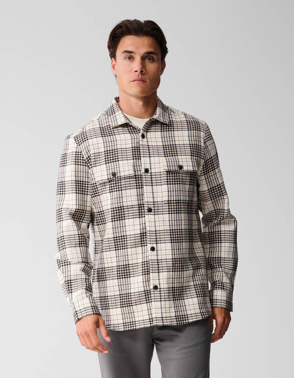 Ruiten Overshirt Gebrochen Wei&szlig; SHOEBY MEN