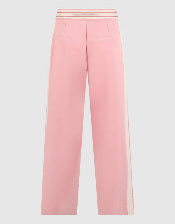 Sportliche Hose mit weitem Bein Hellrosa SHOEBY WOMEN