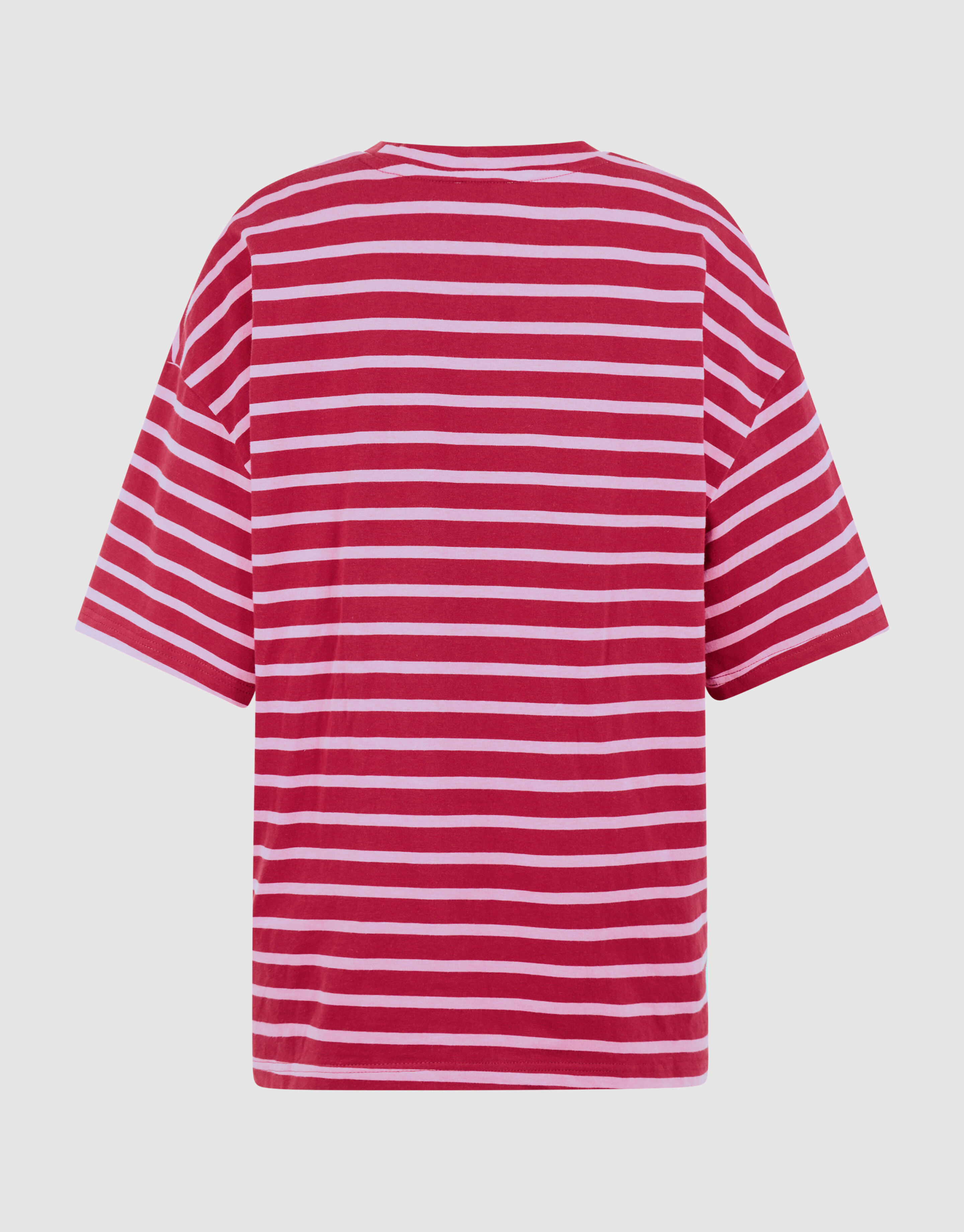 Schal Gestreiftes T-Shirt Rosa/Rot SHOEBY WOMEN