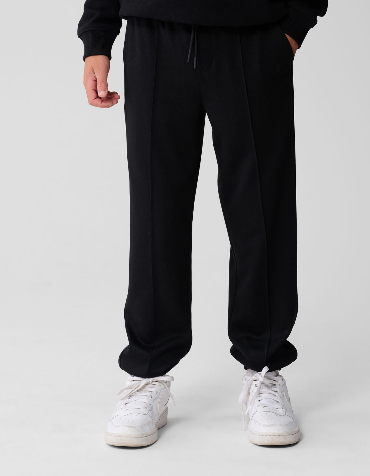 Fancy Wide Leg Hose Schwarz SHOEBY BOYS