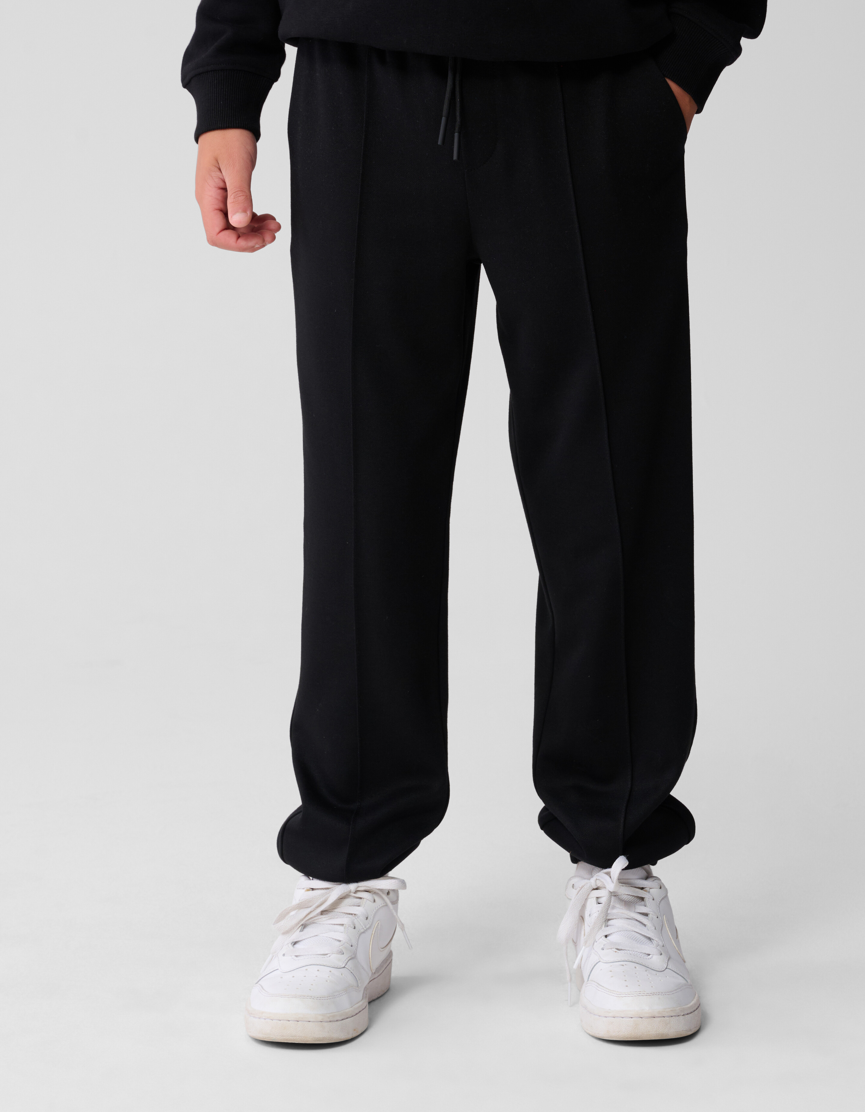 Fancy Wide Leg Hose Schwarz SHOEBY BOYS