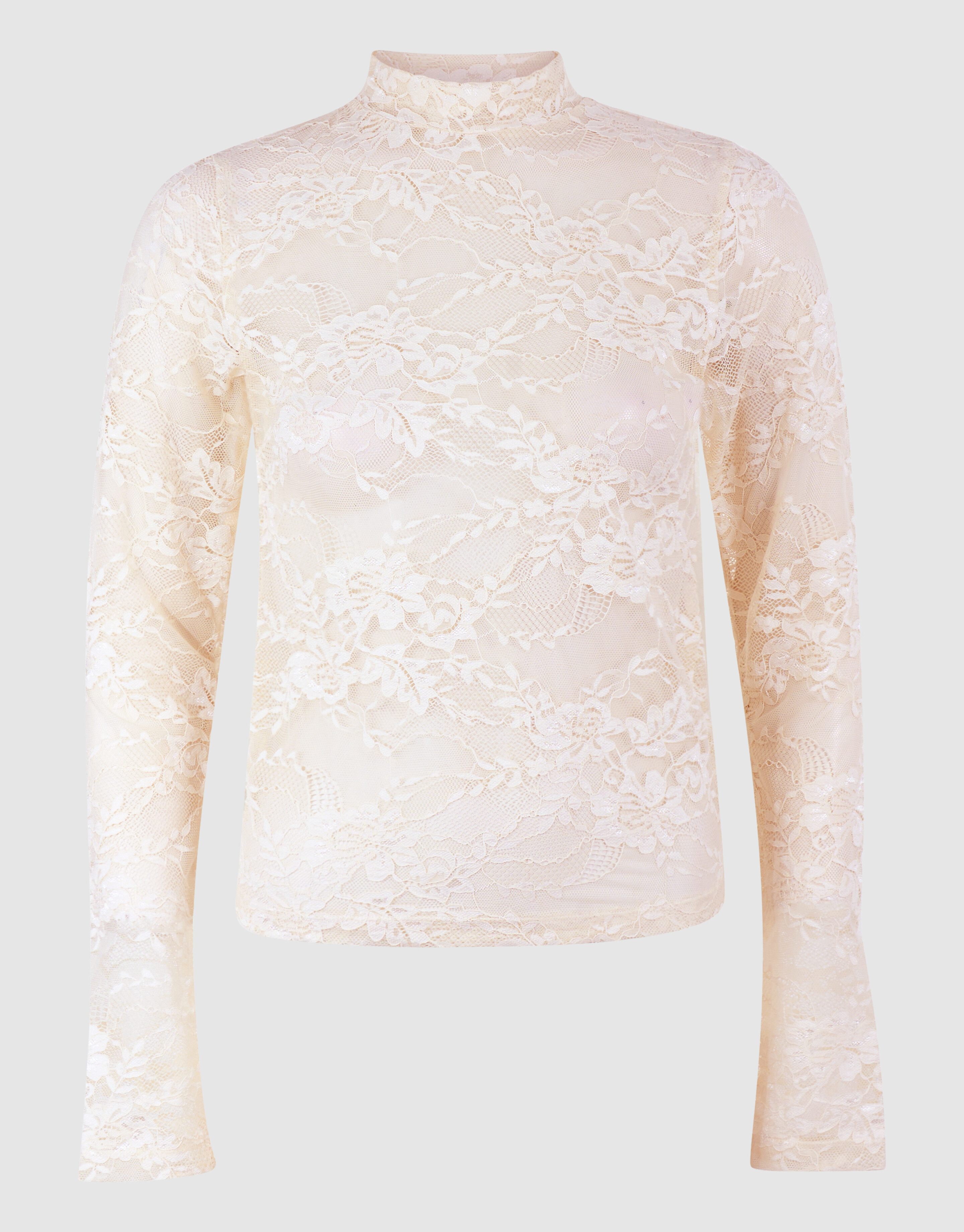 Lace Top Ecru SHOEBY WOMEN