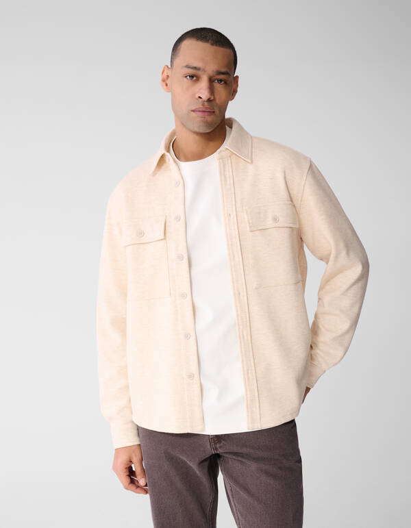 Soft Overshirt Off-White SHOEBY MEN