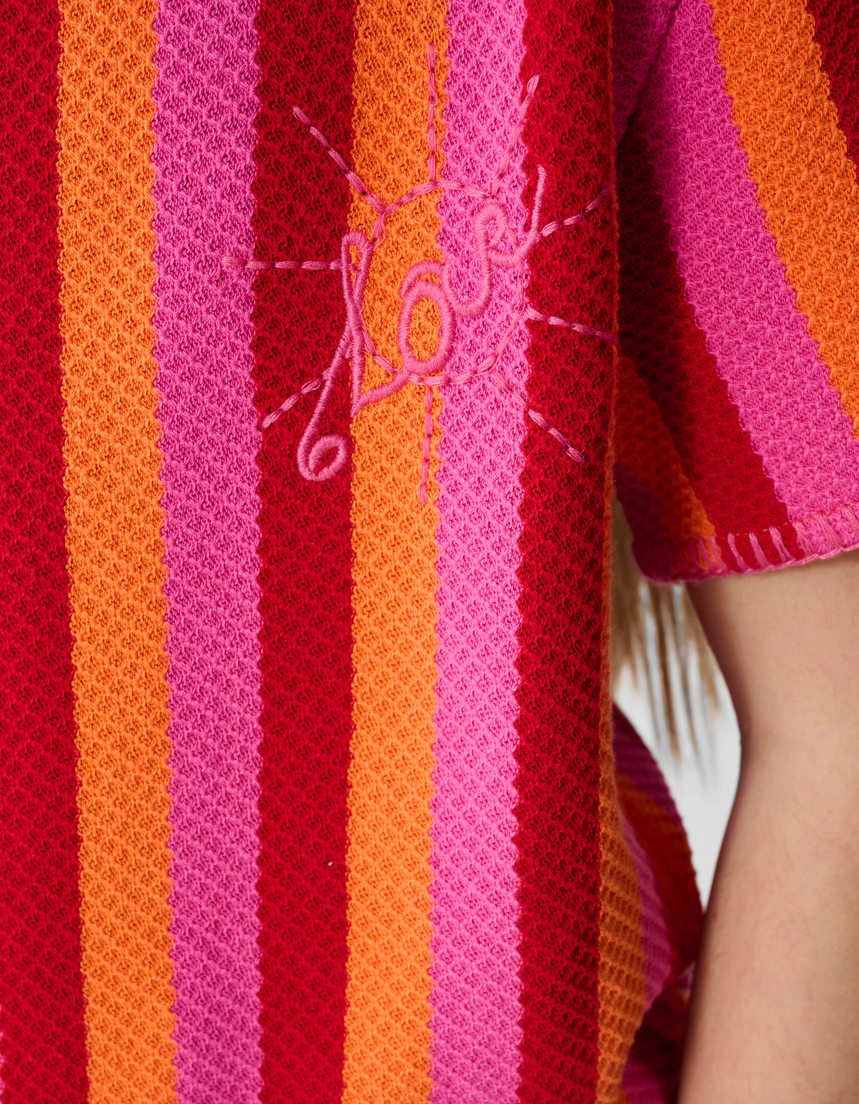 Gestreiftes Oberteil Rot/Rosa SHOEBY GIRLS