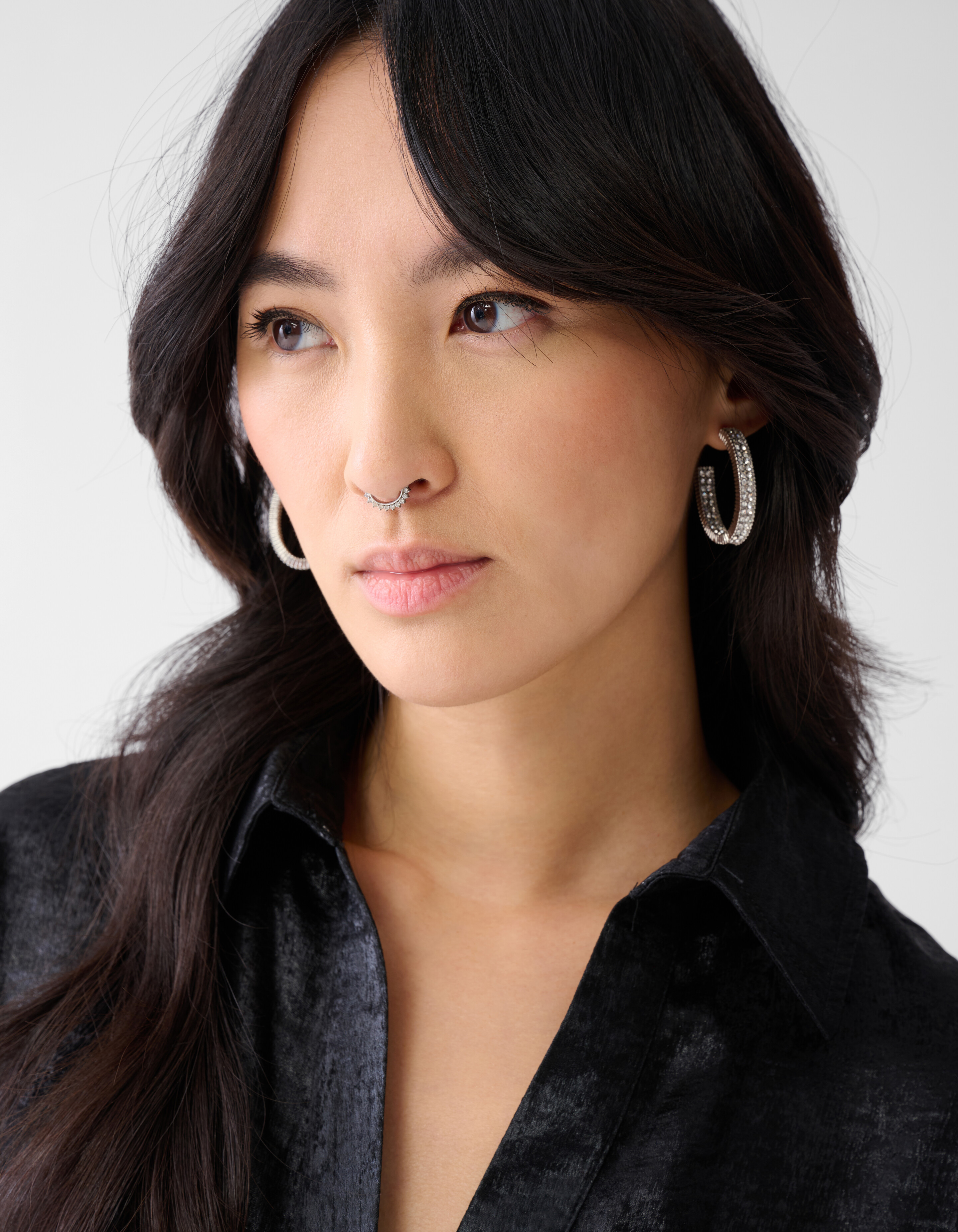 Glitzerbluse Schwarz SHOEBY WOMEN