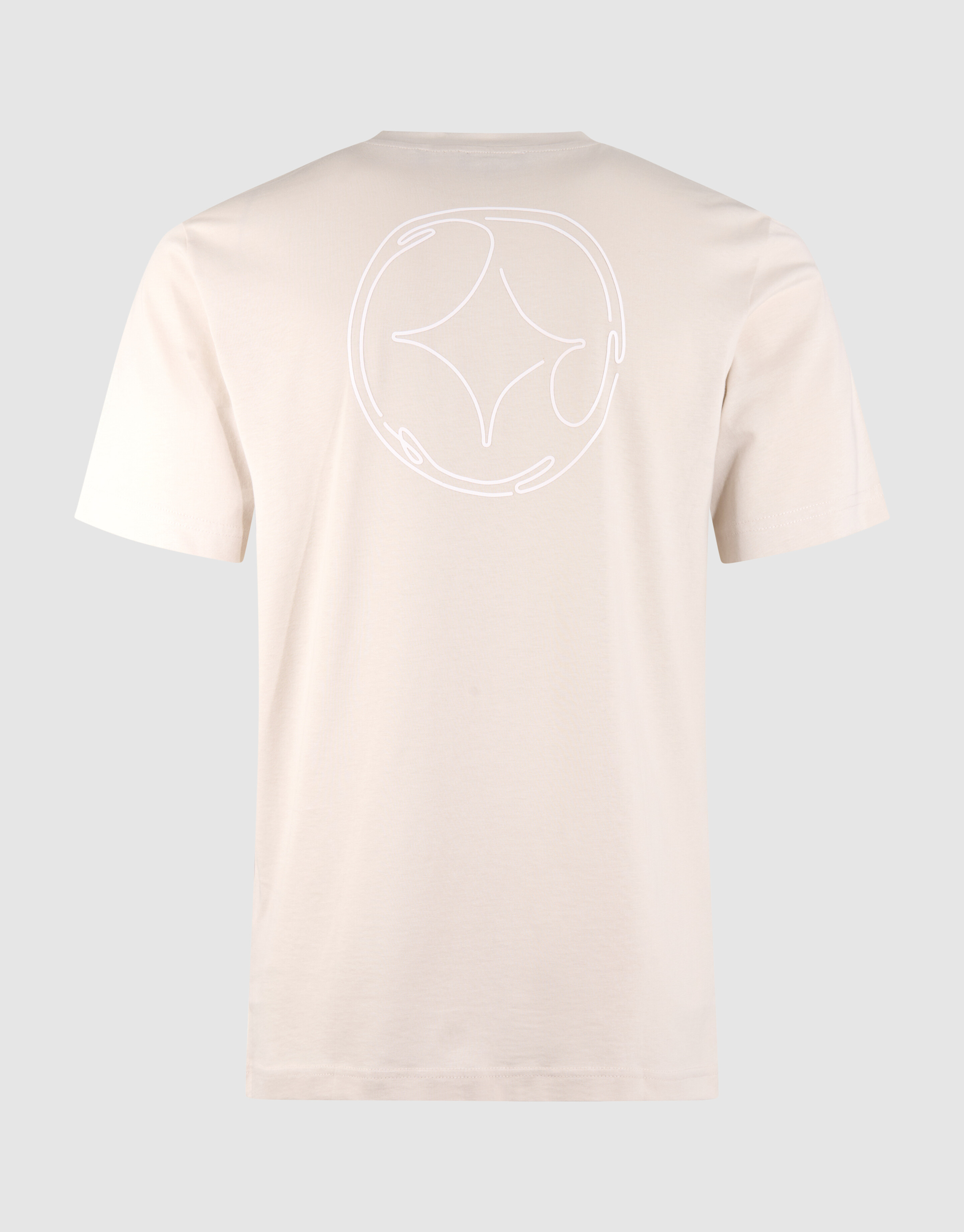 Line-Art-T-Shirt Sand SHOEBY MEN