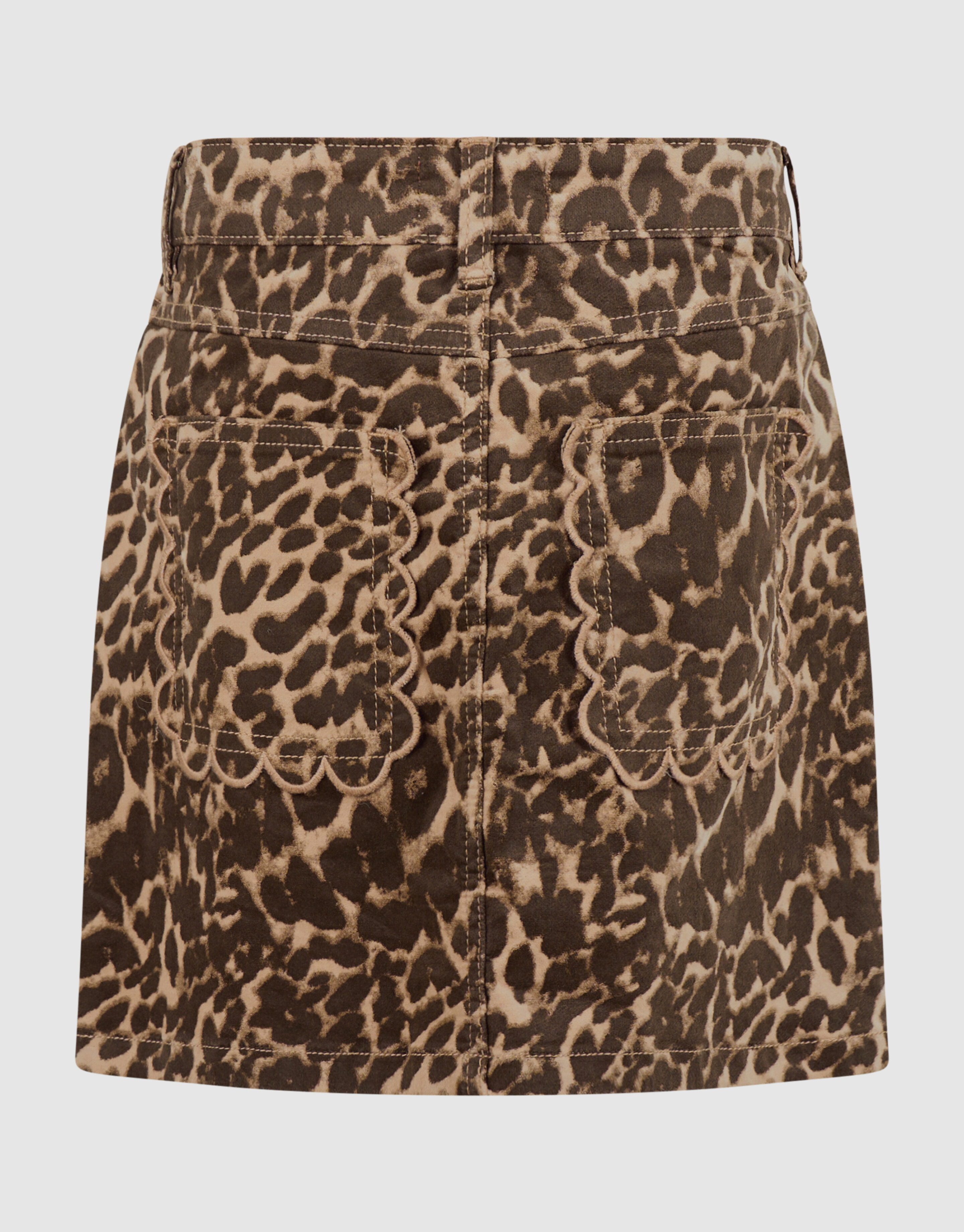 Velvet Leopard Mini Rock Braun SHOEBY GIRLS