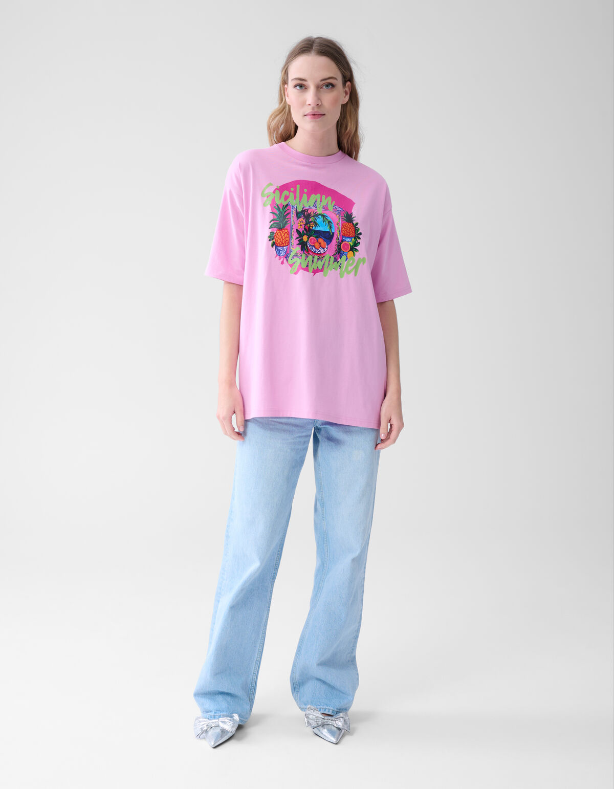 Kunstwerk T-shirt Rosa SHOEBY WOMEN