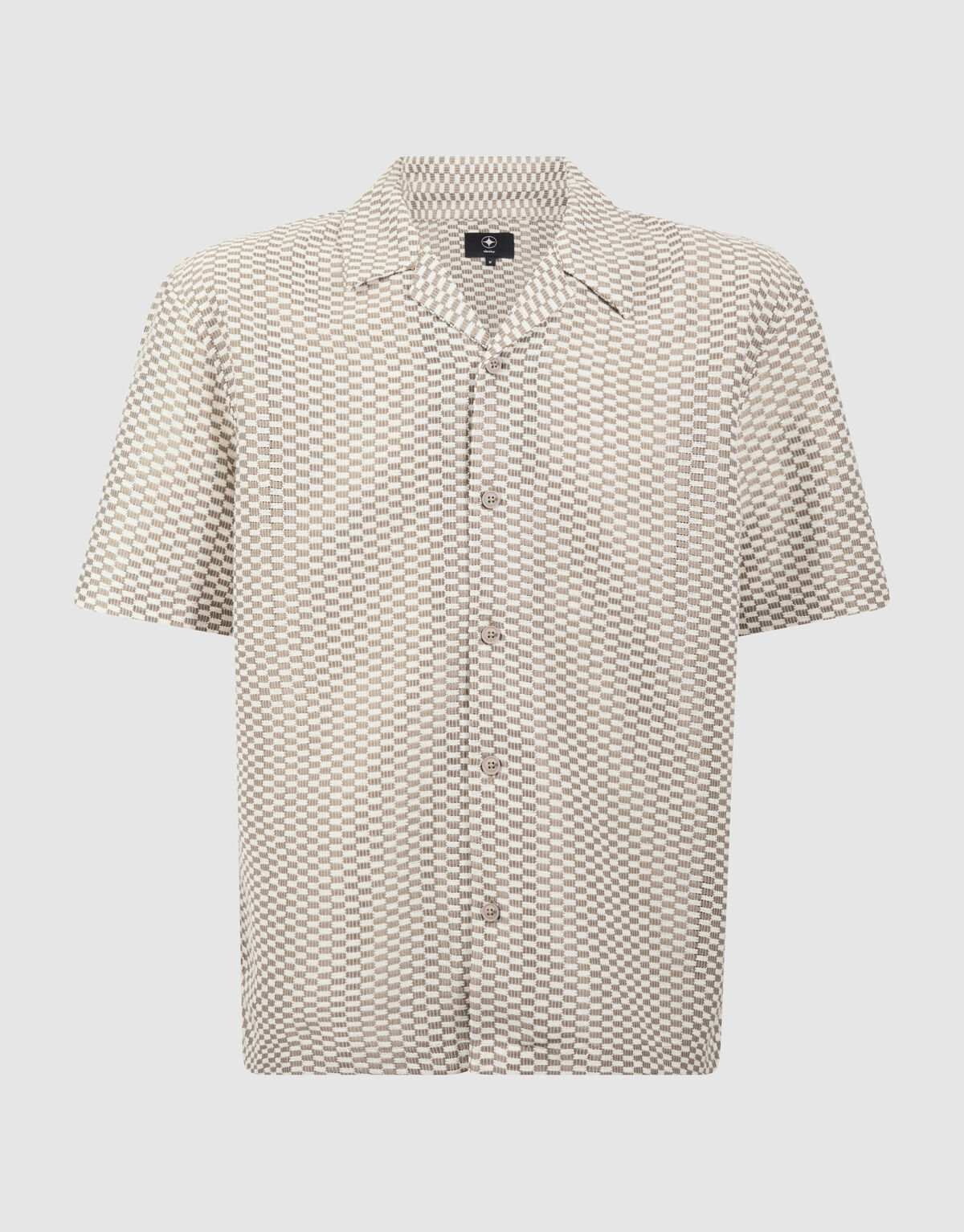 Gewebtes Overshirt Hellbraun SHOEBY MEN