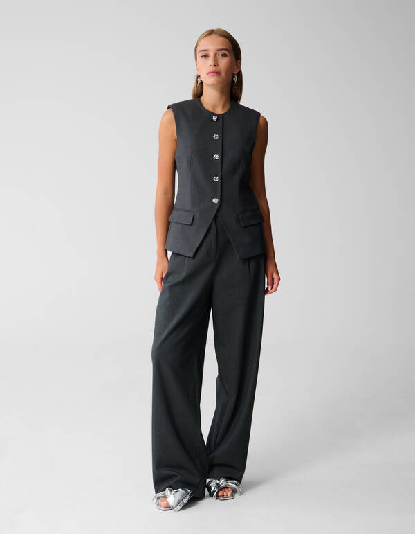 Locker sitzende Hose Dunkelgrau SHOEBY WOMEN