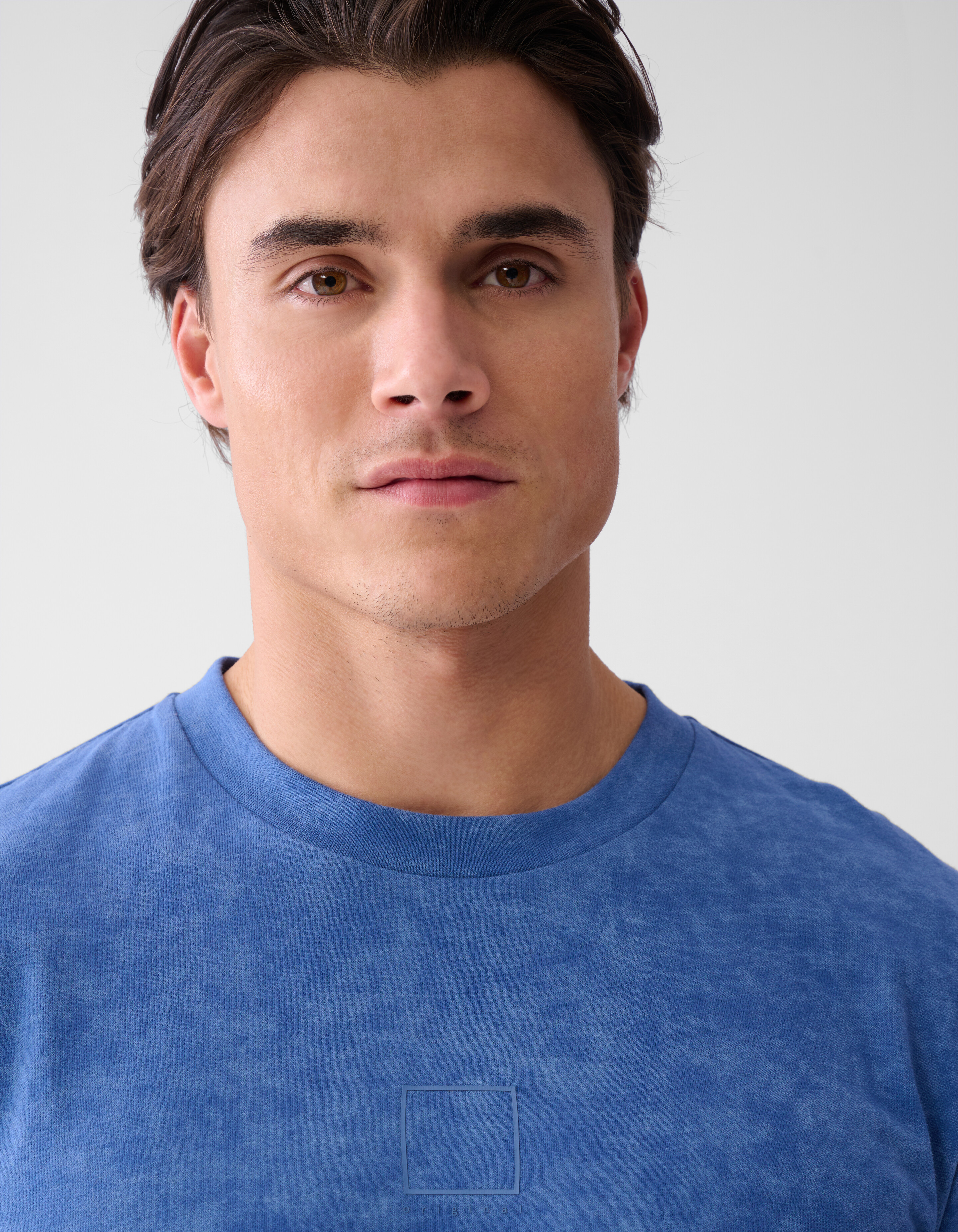 Bedrucktes T-shirt Blau SHOEBY MEN