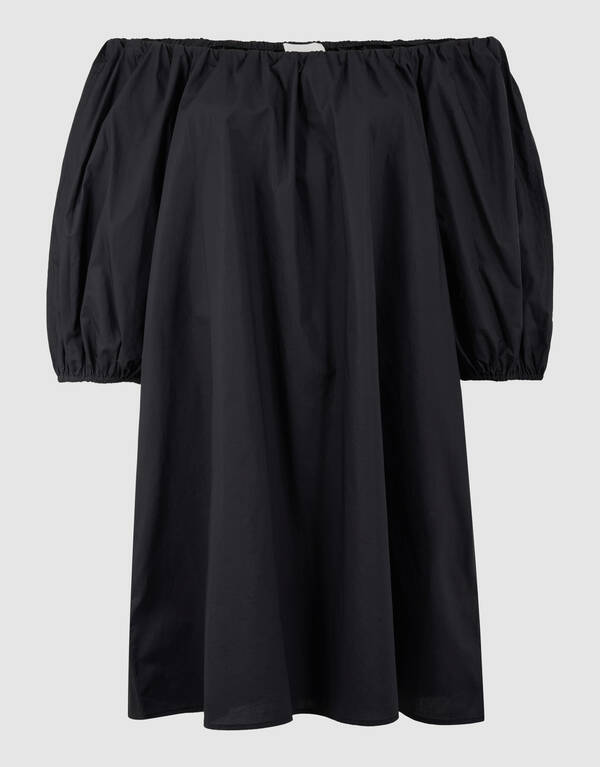 Schulterfreie Mini-Kleid Schwarz SHOEBY WOMEN