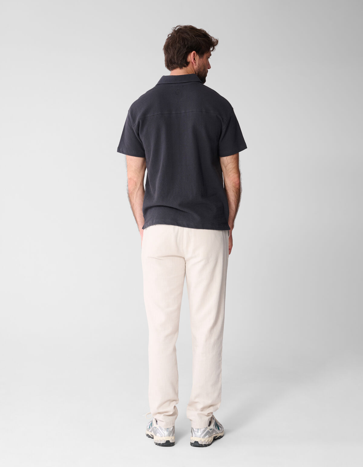 Relaxed Polo Dunkelgrau SHOEBY MEN