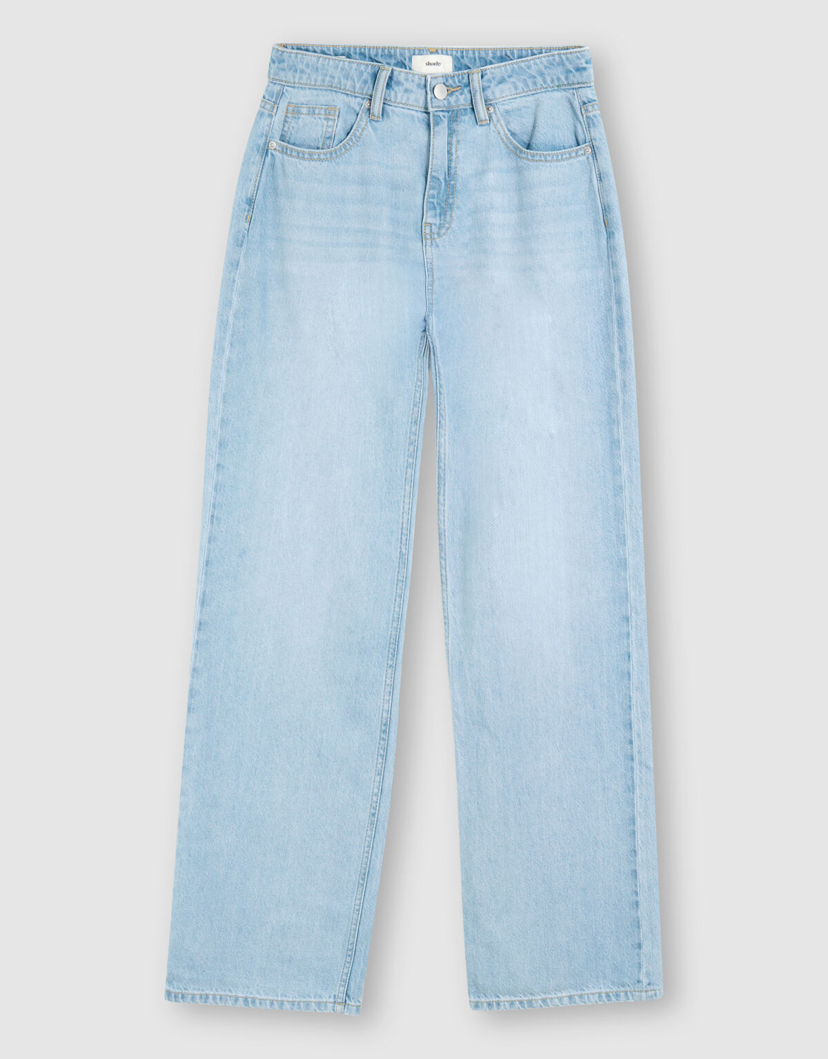 Weiche Jeans mit weitem Bein Gebleicht SHOEBY WOMEN