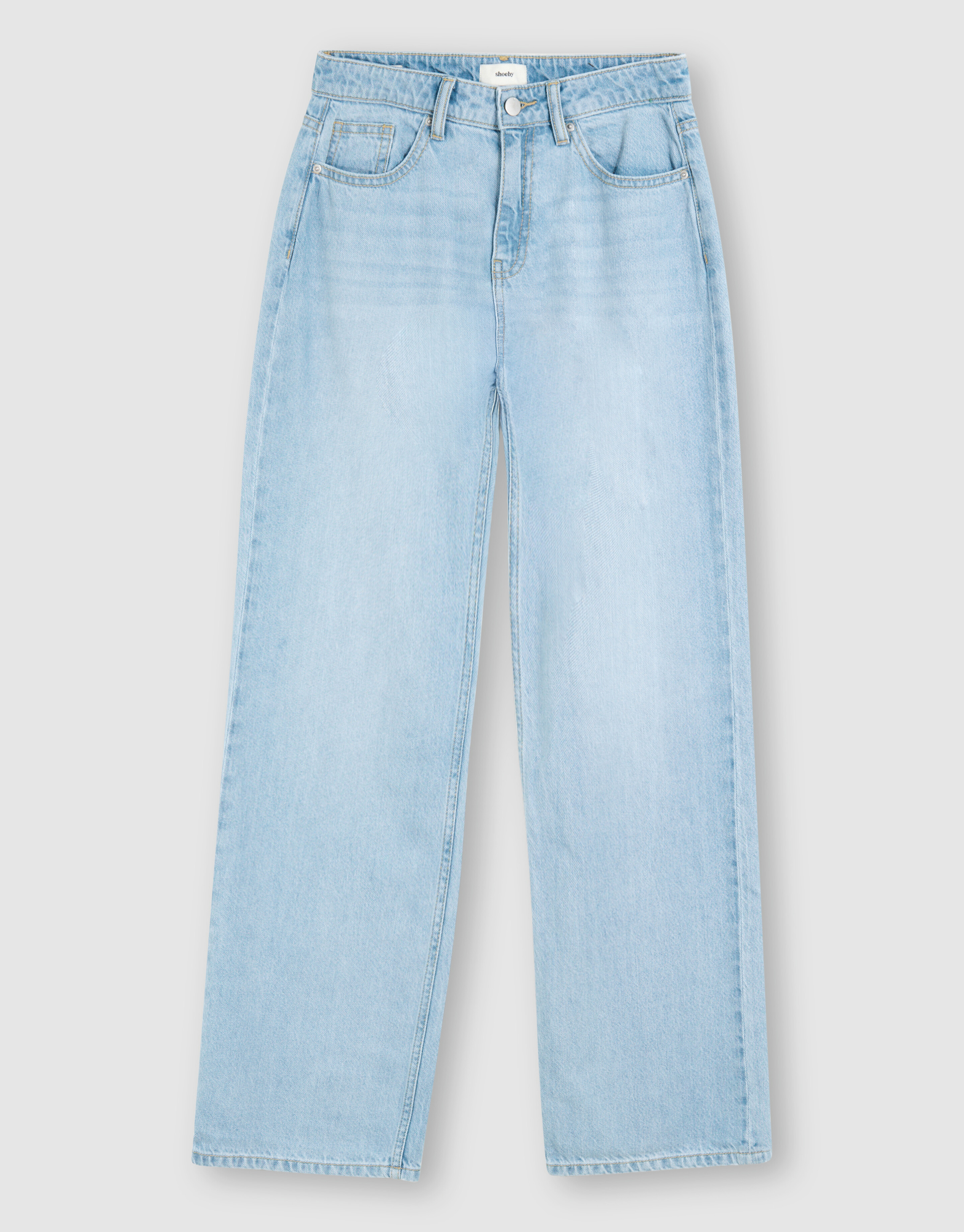 Weiche Jeans mit weitem Bein Gebleicht SHOEBY WOMEN