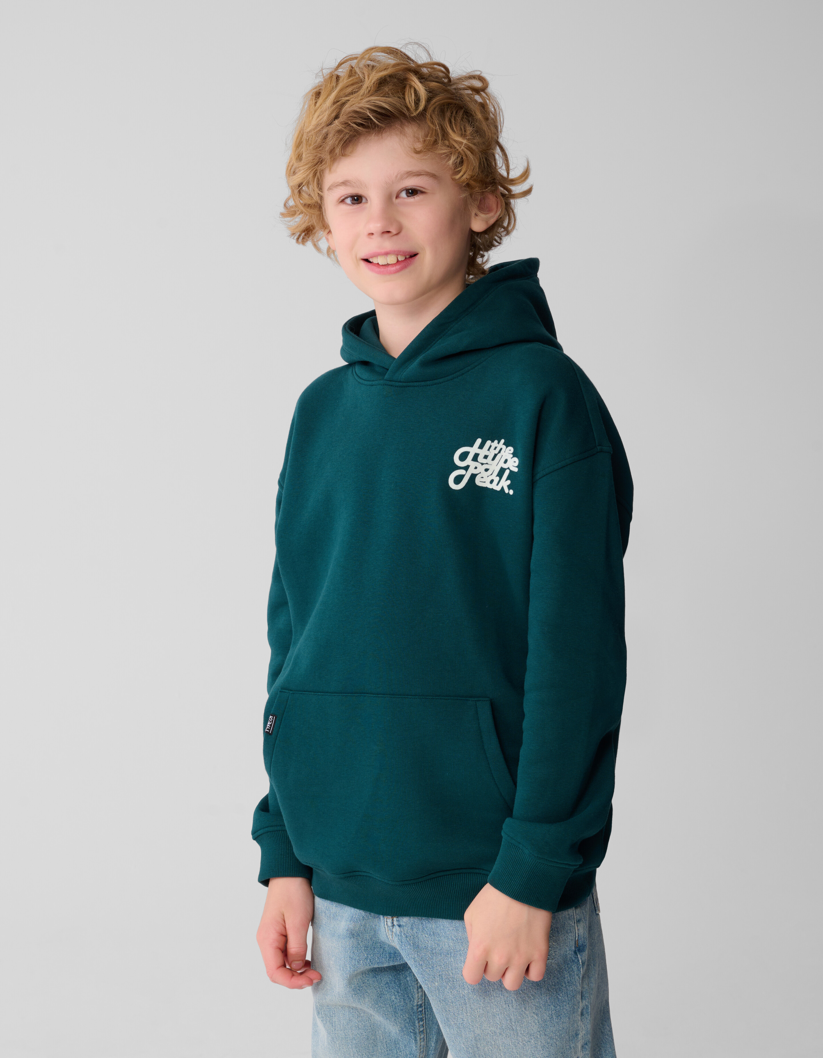 Hype Artwork Hoodie Dunkelgr&uuml;n SHOEBY BOYS