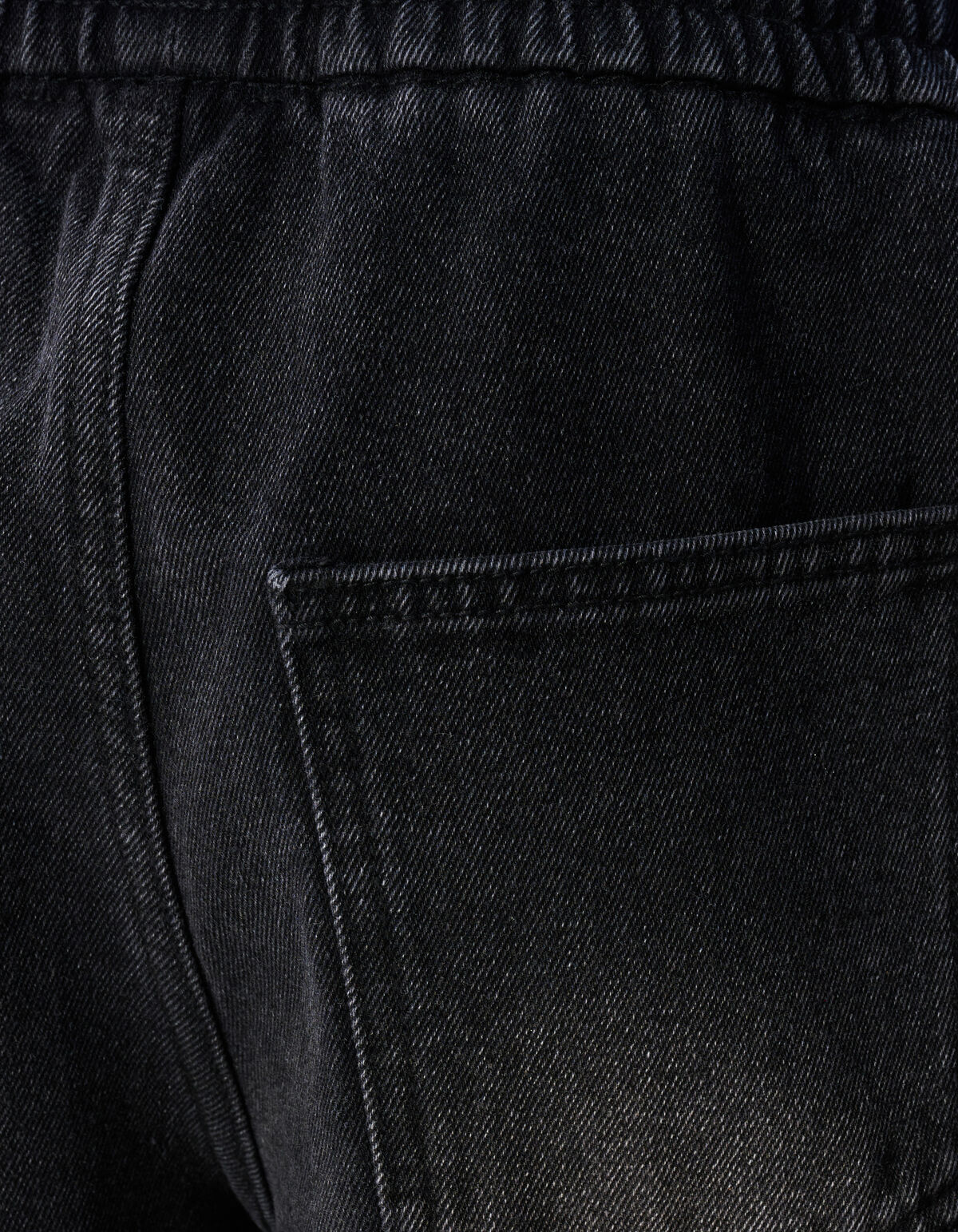 Barrel-Fit-Jeans in Schwarz SHOEBY WOMEN