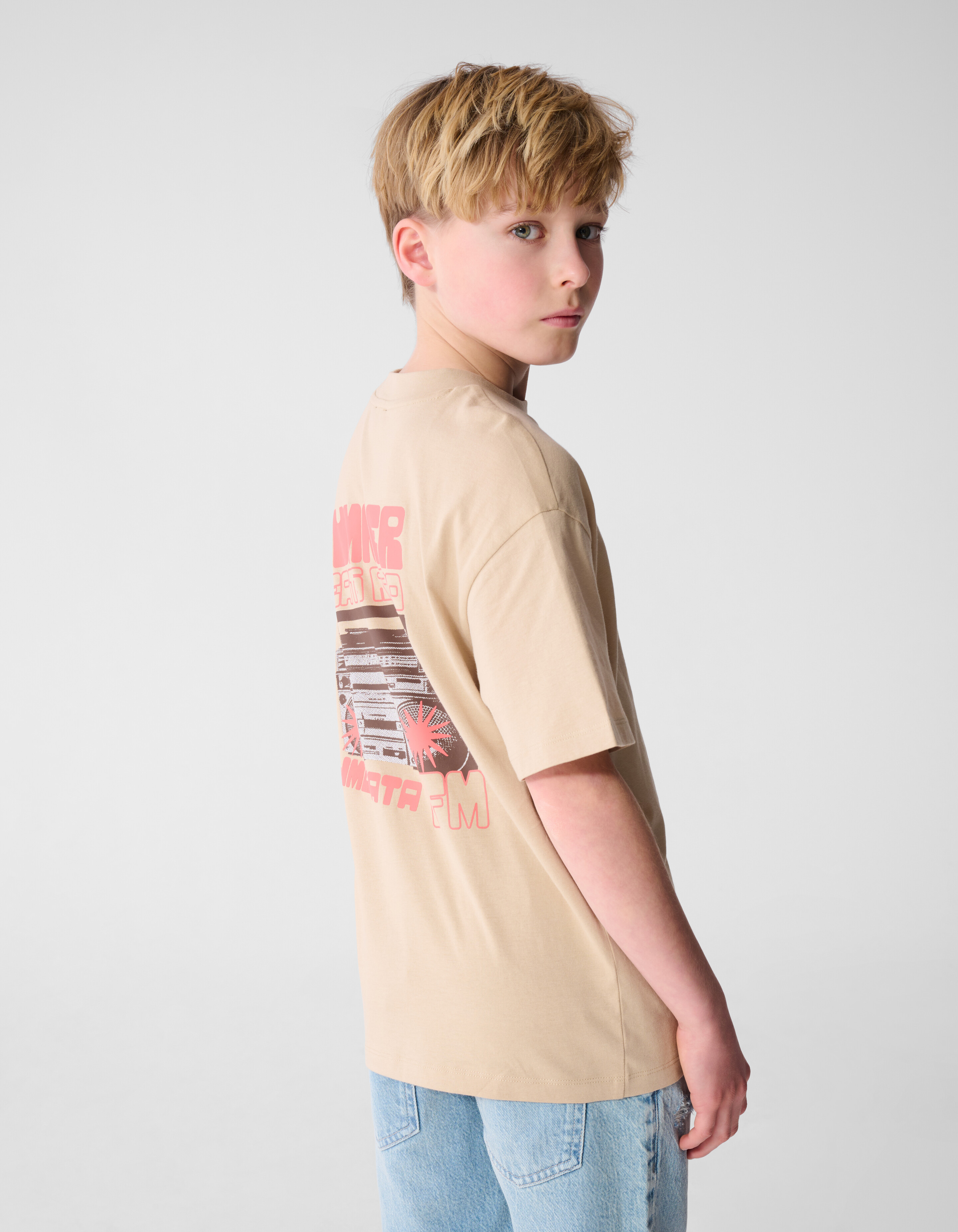 Limonata Artwork T-Shirt Sand SHOEBY BOYS