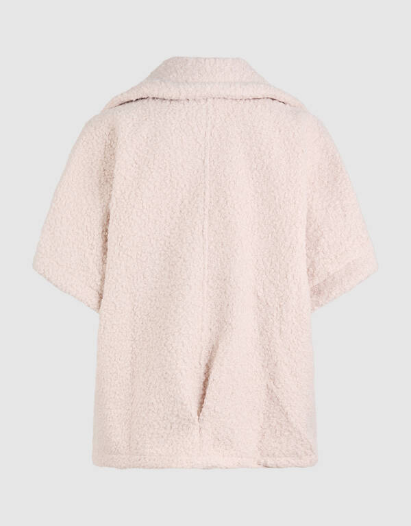 &Uuml;bergro&szlig;e Teddy-Weste Gebrochen Wei&szlig; SHOEBY WOMEN