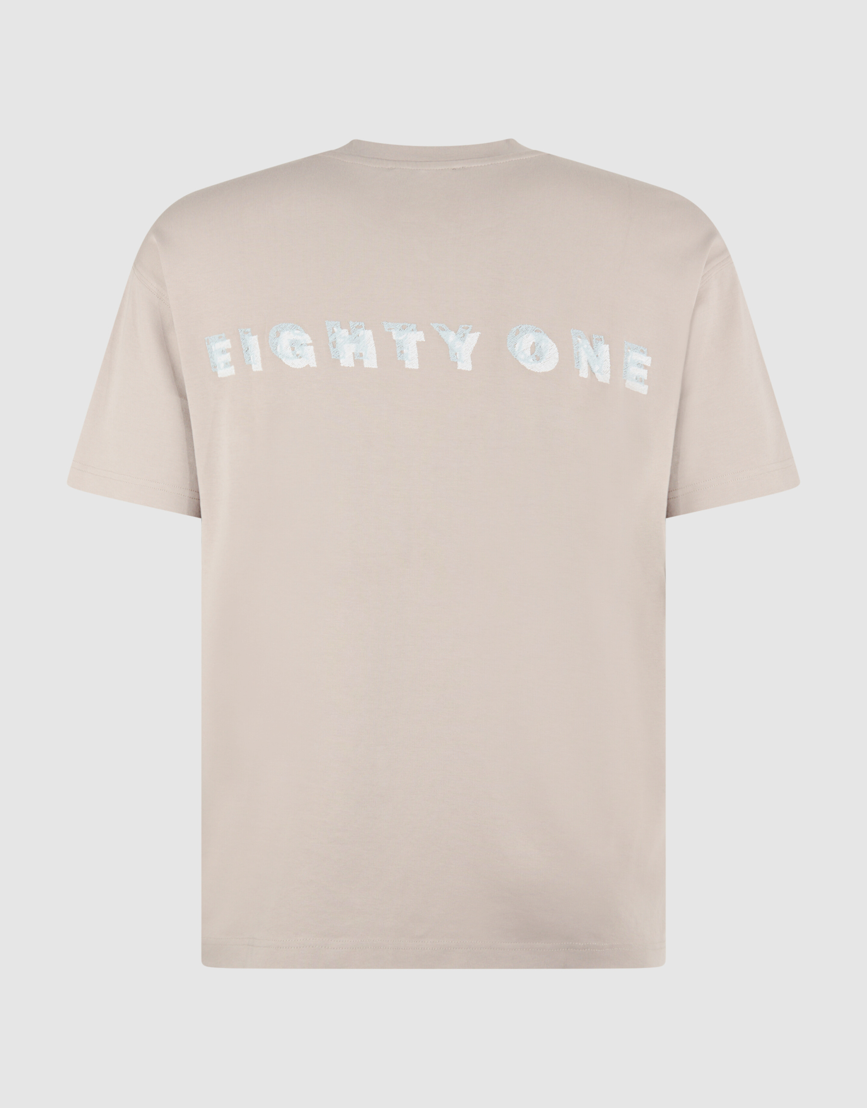 Spark Embroidery T-Shirt Hellbraun SHOEBY MEN